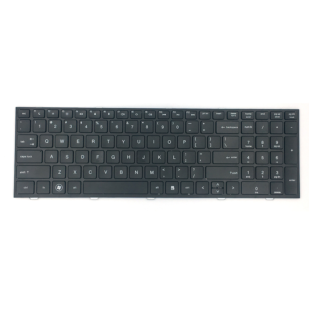 Novo teclado americano apto para HP Probook 4540 com moldura teclado inglês