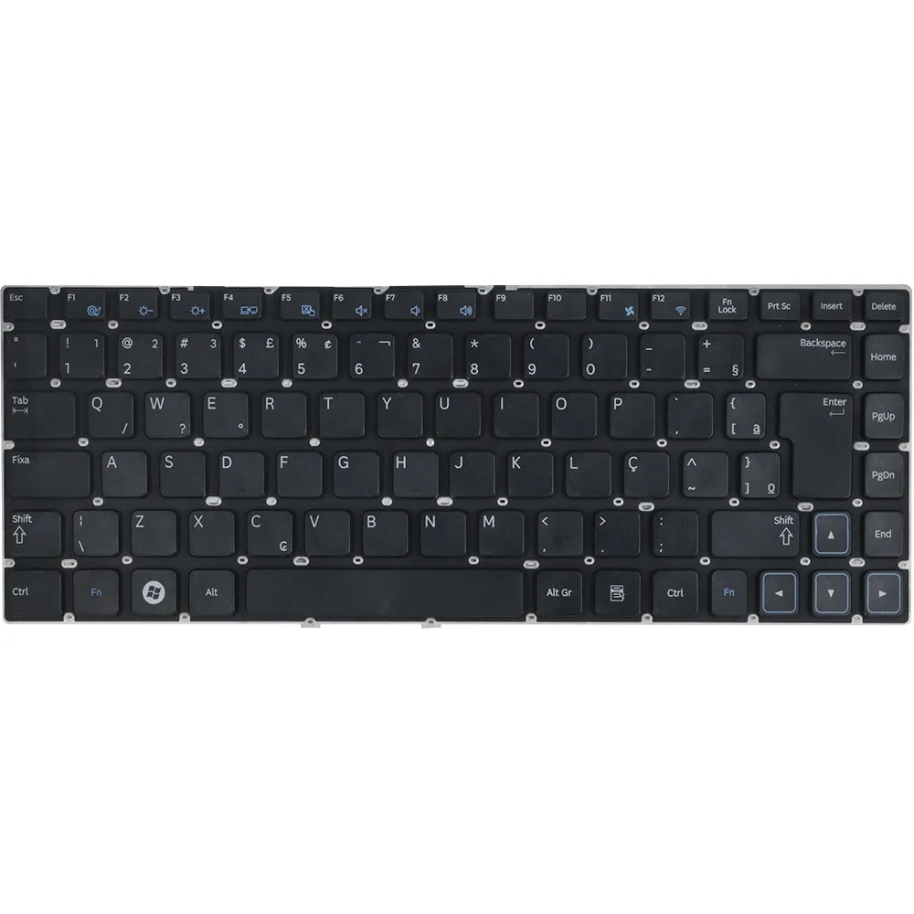 Novo BR por atacado para o teclado de notebook de laptop samsung np300e4a