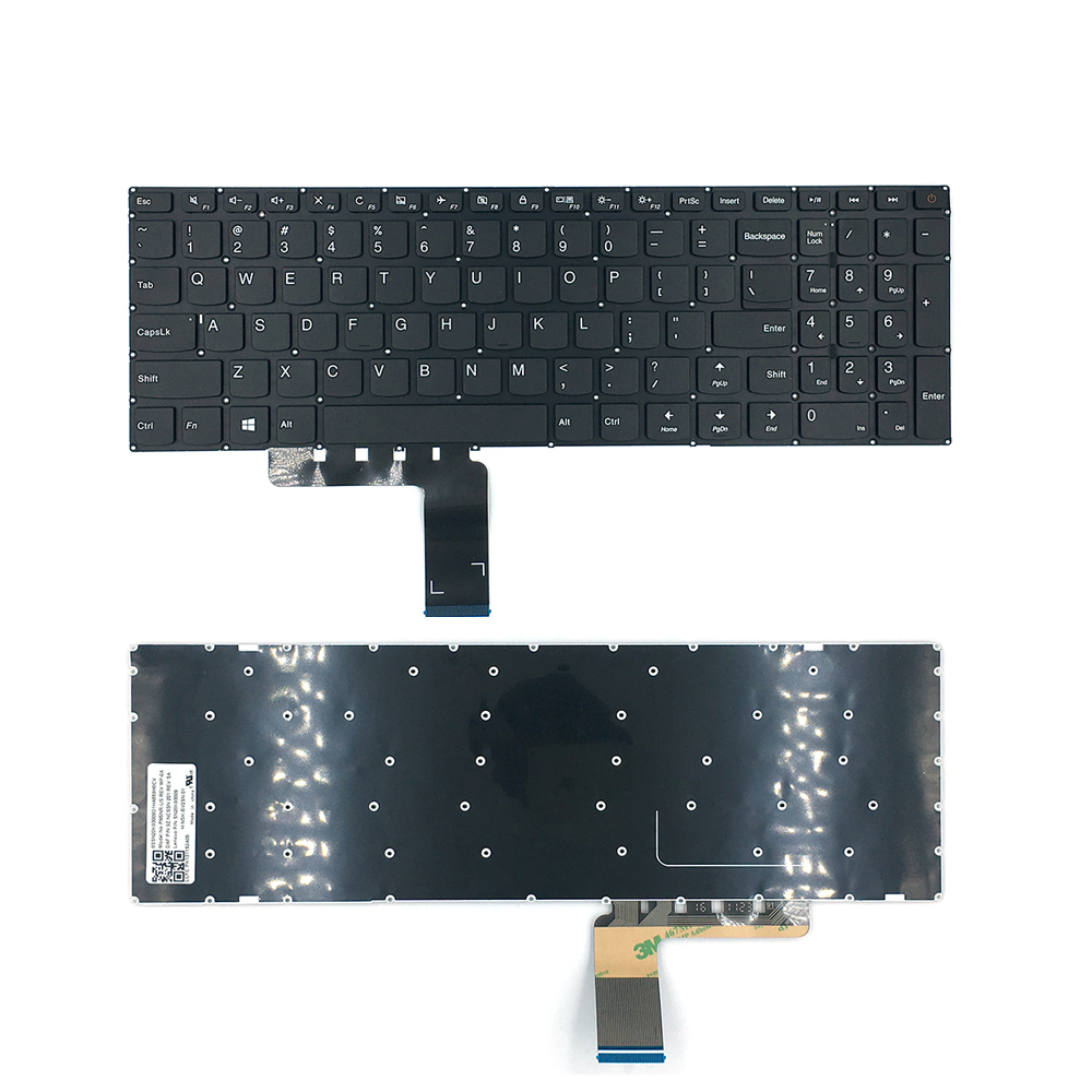 Produto de venda imperdível teclado de laptop dos EUA para Lenovo 110-15
