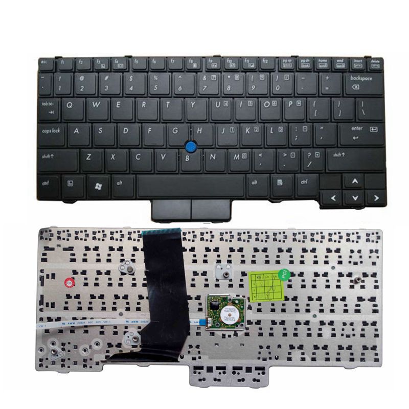 Produto de venda imperdível teclado para laptop dos EUA para HP 2540P