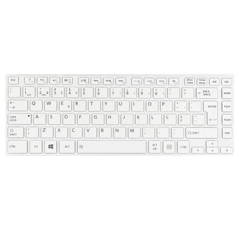 Teclado de laptop de layout BR Brasil para Toshiba C40-A BR NOVO