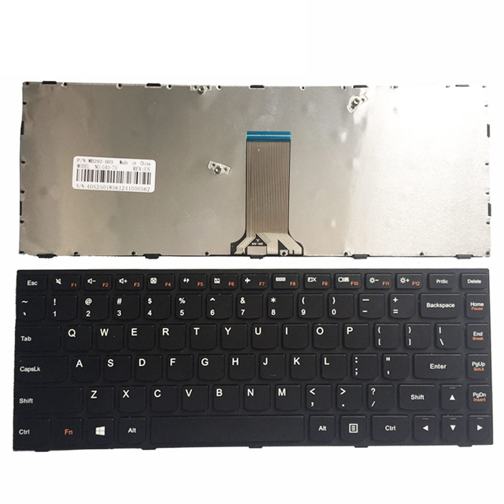 Novo teclado de laptop para teclado Lenovo G40 EUA