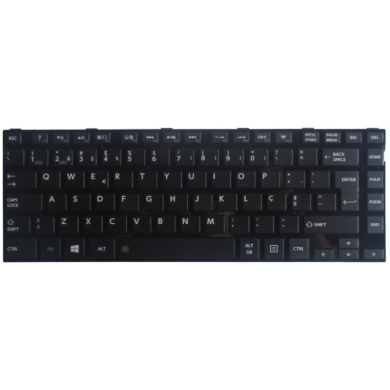 Preço da fábrica para Toshiba C800 BR Layout Laptop Notebook Teclado de substituição Pars